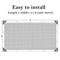 YLFFFZZZ 40% Shade Cloth 20x20FT Sun Mesh with Grommets UV Resistant by Deal US