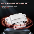 QRYIPPDM Engine Motor Mount Set for Ford Focus 2.0L Auto 2000-2004 by Deal US