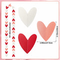 Heliltd Heart Garland 39ft Pink Red White Paper Banner Party Decor by Deal US
