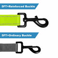 Htnlbqy Dog Leash Large Nylon Reinforced Reflective 5FT Bright Green by Deal US