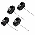 SeDeplacer Polished Axles & Prepped Wheels Kit 4Pcs Axles 4Pcs Wheels by Deal US