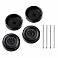 SeDeplacer Polished Axles & Prepped Wheels Kit 4Pcs Axles 4Pcs Wheels by Deal US