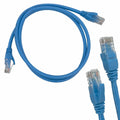 NTCFL Cat6 Patch Cable 1m Light Blue 10Gbps 250MHz Gold Plated Tips by Deal US
