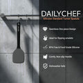 Dailychef Large Silicone Turner Spatula 600°F Heat Resistant Nonstick by Deal US