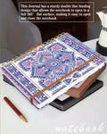 WLPFSAHF A5 Hardcover Spiral Journal Notebook Lined 120 Pages Bohemian by Deal US
