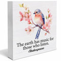 SOFEGY Inspirational Desk Decor Motivational Quote Wood Block Plaque 5x5 Inch by Deal US