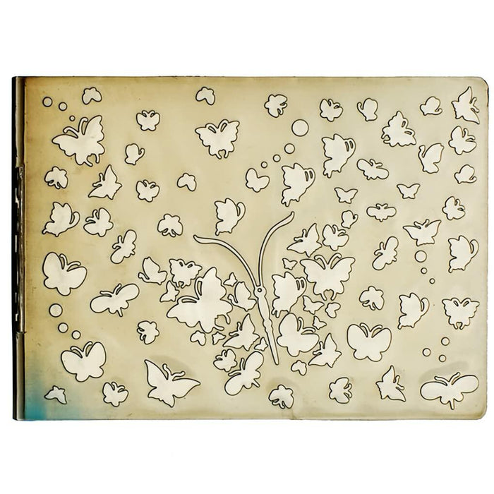 DDOUJOY Plastic Embossing Folders Flowers Leaves Butterfly 4pcs for Crafts by Deal US
