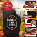 Smoker Chef Ultimate Meat Resting Bag 21" Black BBQ Blanket + 24 Butcher Sheets by Deal US