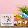 SOFEGY Inspirational Desk Decor Motivational Quote Wood Block Plaque 5x5 Inch by Deal US