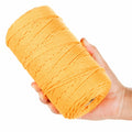 POZEAN 3mm Macrame Cord 220 Yards 100% Cotton Rose Red Cotton Yarn by Deal US