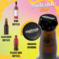 Nightcap Drink Spiking Prevention Bottle Caps Silicone Beer Wine 2 Pack by Deal US