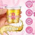 Nuogo Breast Cancer Pink Plastic Shot Glasses 2.87oz 100 Pcs Clear Pink by Deal US