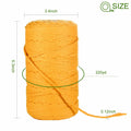 POZEAN 3mm Macrame Cord 220 Yards 100% Cotton Rose Red Cotton Yarn by Deal US