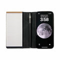 MOJO-HOME Notepad Wallet Phone Case w Pen for iPhone 13 Pro Black by Deal US