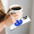 HZZADZXW Silicone Phone Grip Detachable Holder Comfy Loop Blue by Deal US