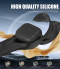 Seltureone AirPods 4 Case Soft Silicone Shockproof w/ Keychain Black by Deal US