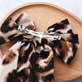 Sdopbinbin Leopard Hair Bow Clip Large Long Tail Barrette Women Girls by Deal US