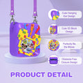 SKRVGOJFG Bitzee Disney Silicone Protective Case Purple with Lanyard by Deal US