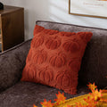 COSIBONO Pumpkin Fall Throw Pillow Covers 18x18 Set of 2 Caramel Embroidery by Deal US