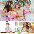 Eyegla Girls 5 Inch Grosgrain Ribbon Hair Bows Clips Pack of 12 Rainbow by Deal US