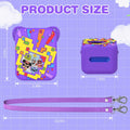 SKRVGOJFG Bitzee Disney Silicone Protective Case Purple with Lanyard by Deal US