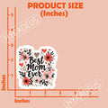 HYKADEUS in My Pregnant Era New Mom Waterproof Vinyl Stickers 3x2.5in 3Pcs by Deal US
