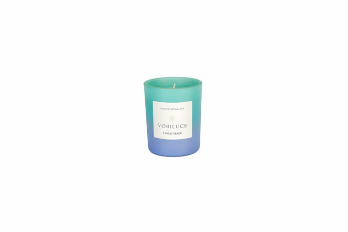 Voriluce Intention Scented Candle I AM at Peace Blue Lily 5.3oz Soy Wax by Deal US