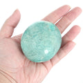Orientrea Amazonite Palm Stone Smooth Pocket Healing Crystal 1 Pc by Deal US