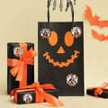 ZAEW Halloween Sticker Roll 500pcs 1.5" Round Colored Gnomes Decals by Deal US