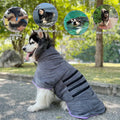 Periflowin Dog Drying Coat Bathrobe Towel Microfiber Blue-1 Size M by Deal US