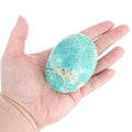 Orientrea Amazonite Palm Stone Smooth Pocket Healing Crystal 1 Pc by Deal US