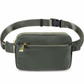ZORFIN Fanny Pack Crossbody Belt Bag Adjustable Strap Brown One Size by Deal US