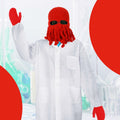 Newcotte Adult Lobster Doctor Costume Set Red White 3 Pcs by Deal US
