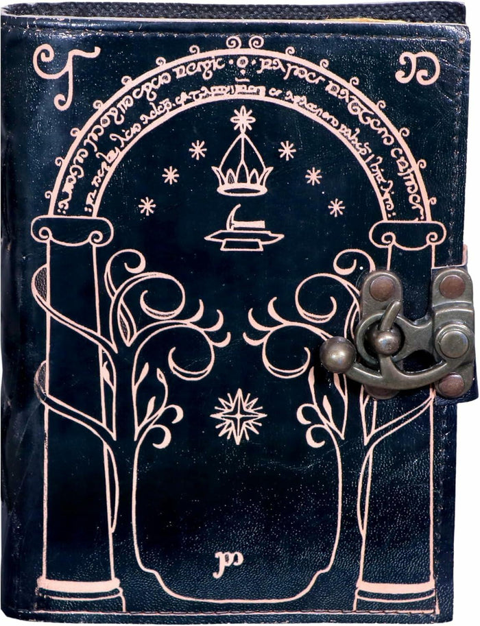 EHH Celtic Cross Leather Journal Hardcover Spell Book Vintage Diary Black by Deal US