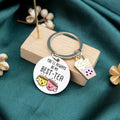 WXCATIM Best Friend Keychain Funny Friendship Gift Small Silver by Deal US