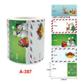 Taeekiy Christmas Gift Tag Stickers 300 Pcs Kraft Self Adhesive 2x3 by Deal US