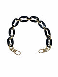 Amtvuzy Acrylic Resin Bag Handle Strap Purse Chain 40cm Brown by Deal US
