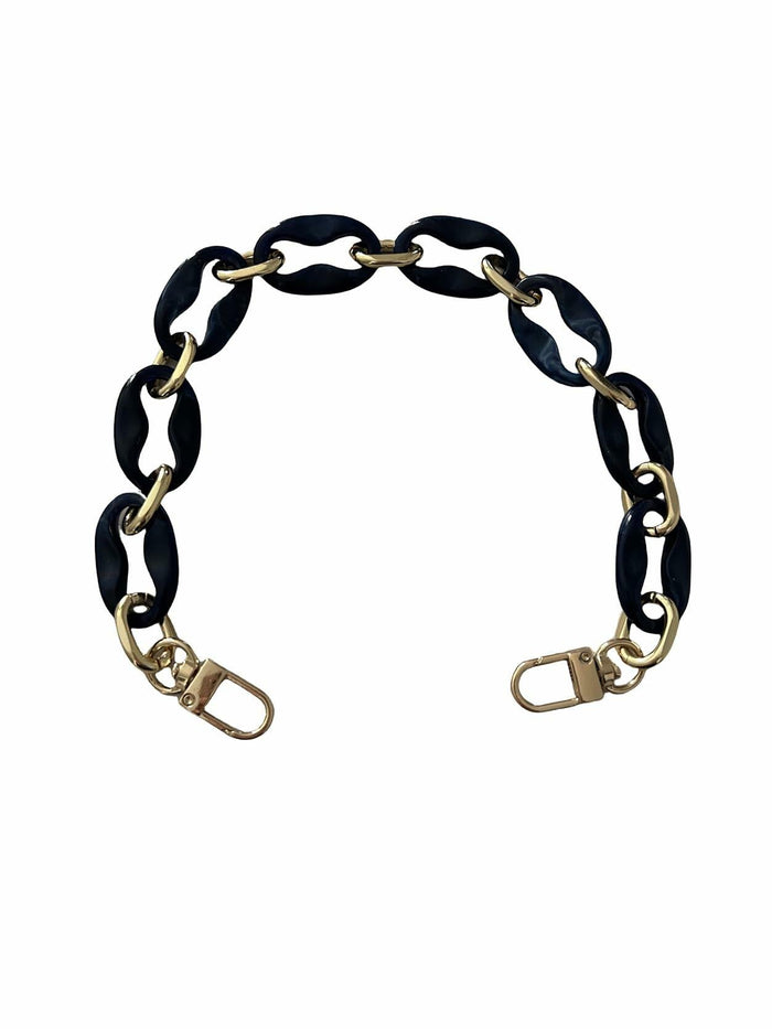 Amtvuzy Acrylic Resin Bag Handle Strap Purse Chain 40cm Brown by Deal US