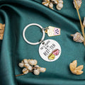 WXCATIM Best Friend Keychain Funny Friendship Gift Small Silver by Deal US