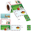 Taeekiy Christmas Gift Tag Stickers 300 Pcs Kraft Self Adhesive 2x3 by Deal US