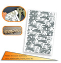 Mylar Camo Stencils Camouflage Gun Paint RC Mask Model Pentagon X – Camo by Deal US