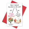 BINVASDS Funny Birthday Card for Mom Grandma Women 50th-90th Age Humor White by Deal US