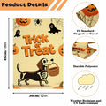 Halloween Trick or Treat Garden Flag 12x18 Double Sided Ghost Dog by Deal US