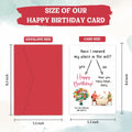 BINVASDS Funny Birthday Card for Mom Grandma Women 50th-90th Age Humor White by Deal US