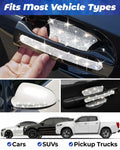 MUPEAK Car Door Handle Protector 10PCS White Sparkling Rhinestone Universal by Deal US