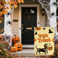 Halloween Trick or Treat Garden Flag 12x18 Double Sided Ghost Dog by Deal US