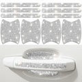 MUPEAK Car Door Handle Protector 10PCS White Sparkling Rhinestone Universal by Deal US