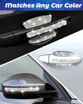 MUPEAK Car Door Handle Protector 10PCS White Sparkling Rhinestone Universal by Deal US