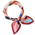 SHJINJU Women's 35" Satin Silk Hair Scarf Wrap Floral Print 1 Style Size 35" by Deal US