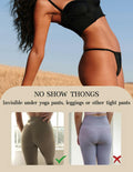 Lanuitjoy G-string Thongs Women No Show Panties Size Womens by Deal US